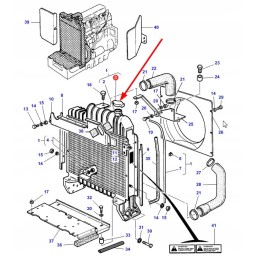 180224m92 radiatoriaus dangtelis