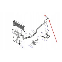 3011086x91 alyvos aušinimo sistemos jungtis
