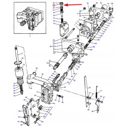 1868741m1 hidraulinio vožtuvo kaištis