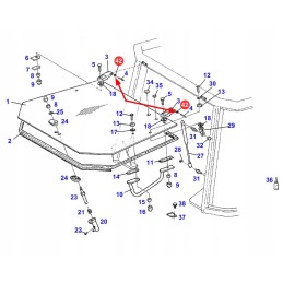X450536000000 plastikinė poveržlė
