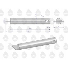 Viršutinis kablio laikiklio kaištis c 360 originalus u