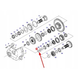 X530207872000 žiedas 40 x 2 5
