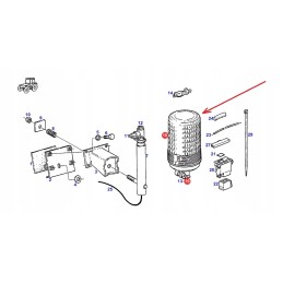 F380902140020 įspėjamosios lemputės gaubtas