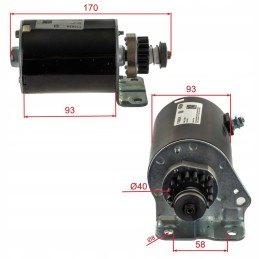 Briggs Stratton 16Z vejapjovės starteris 497595
