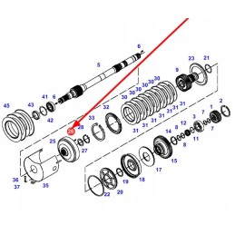 X500615046000 lygus spyruoklinis žiedas 4 x 10