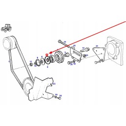 X548915700000 įtempiklio sandarinimo žiedas