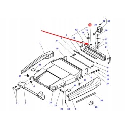 3778784m1 uždarymo rankenėlė