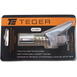 Tepimo žarnos galas, fiksavimo svirtis, M10x1