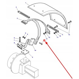 3010763x1 varžtas viso sriegio m12 x 60