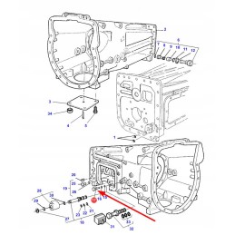 3381874m1 pavarų dėžės korpuso dangtis