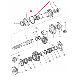377631x1 pavarų dėžės žiedas
