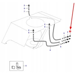 Acp0703750 tepalo jungtis m10 x 1 0 x 6