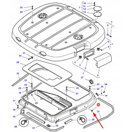 3713404m1 kabinos stogo danga