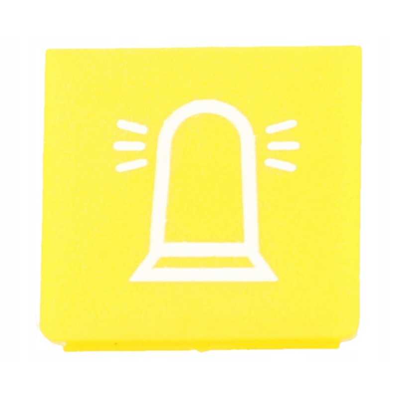 Klaviatūros jungiklio įdėklas 14x14mm lempa