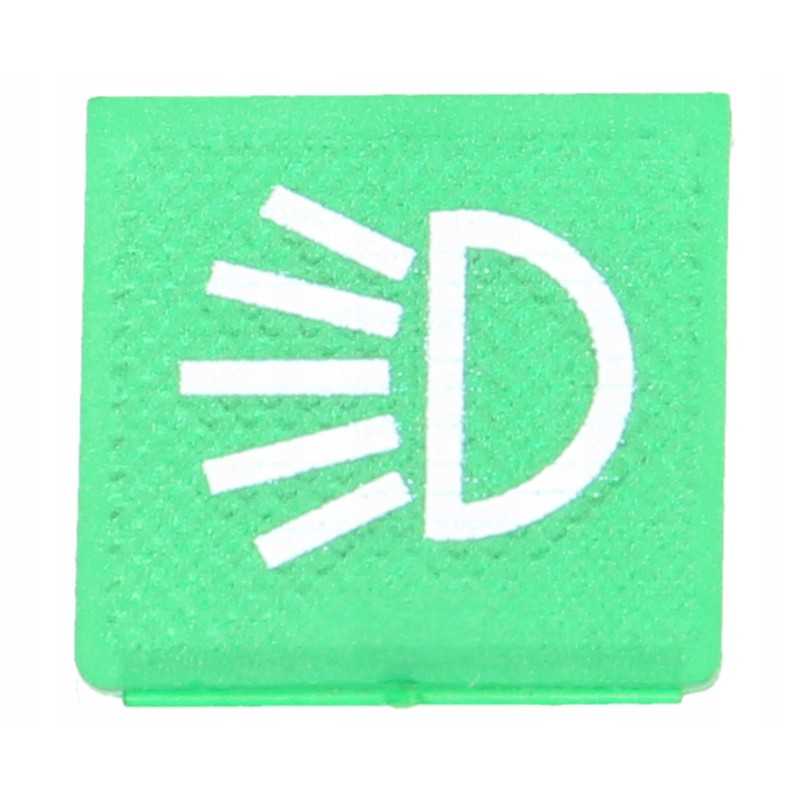 Rakto jungiklio įdėklas 14x14mm apšvietimas