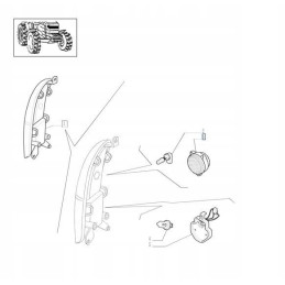 Korpusas New Holland T6 T7 lempa 4800lm 82035642 Kramp
