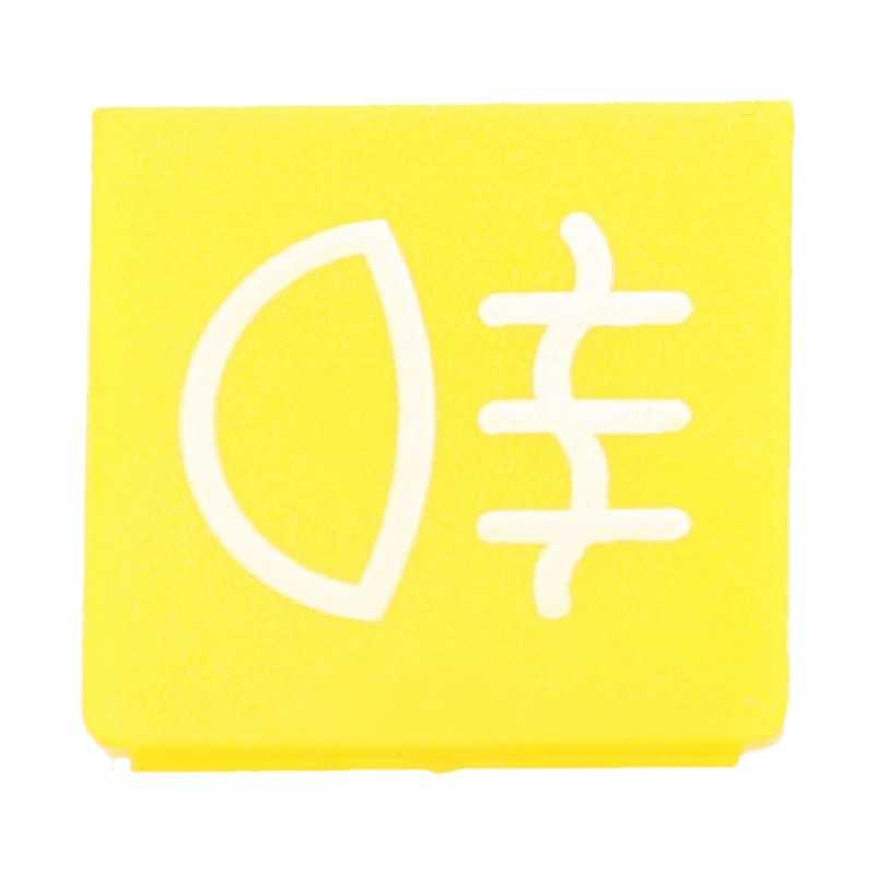 Klaviatūros jungiklio įdėklas 14x14mm šviestuvas