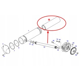 Agco f916100490010 fendt massey hidraulinis filtras