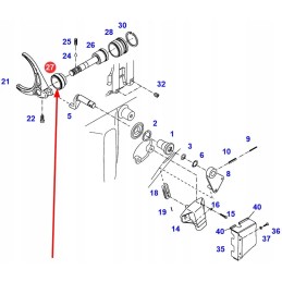 716101081020 stūmoklis, šakės kreiptuvas