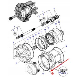 1440011x1 sandarinimo žiedas 6 x 1 5