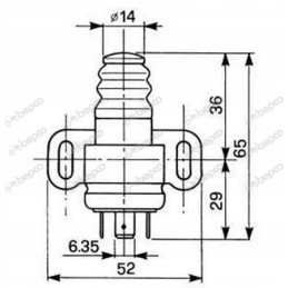 Kontaktinis jungiklis deutz fahr lamborghini tas pats