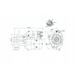 Magneton tipo starteris 9142743 mf4 elmot