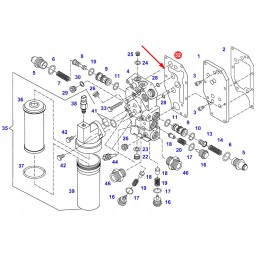 916100600210 vožtuvo bloko popierinis sandariklis