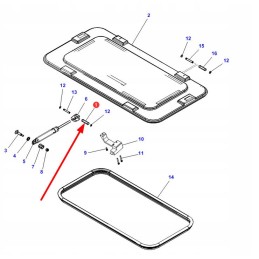 3303076m1 stogo dujinės pavaros įvorė