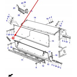 La350356513 kūlimo korpuso spyruoklė