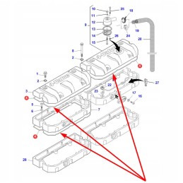 V837067881 vožtuvo dangtelio tarpinė