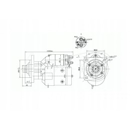 New Holland magneton starteris su reduktoriumi