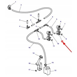 4355902m1 hidraulinio lizdo dangtis