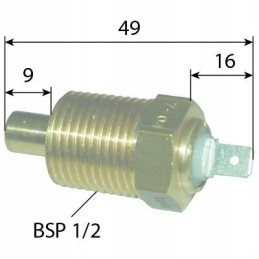 Vandens temperatūros jutiklio korpusas john deere 3127956r1