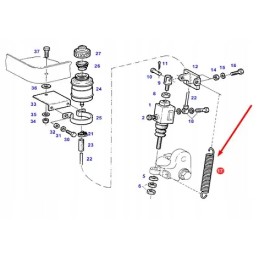 275100070081 kojinio stabdžio prailginimo spyruoklė a