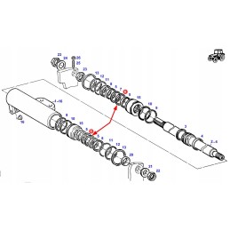 X547530000000 vairo cilindro žiedas 40x4 2