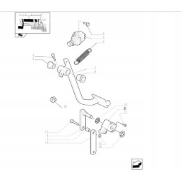 Potenciometras new holland case steyr 87605245 cnh