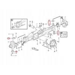 Stub pin set case 580 sk sle sm sr