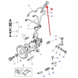 3641699m1 kuro perpildymo varžtas m6 x 1 0 x 15