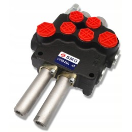 Skirstytuvas 80l 2 sekcijos 2x troso svirtis 2m apvalus