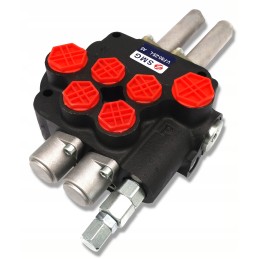 Skirstytuvas 80l 2 sekcijos 2x troso svirtis 2m apvalus