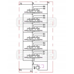 Hidro skirstytuvas 6z80 6xa1 24v 3xjoy badestnost
