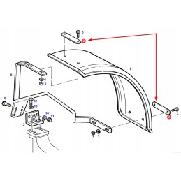 H218ph2001020 priekinio sparno laikiklis