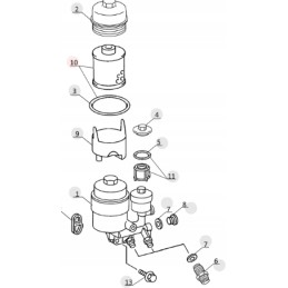 Originalus Manitou 608774 kuro filtras