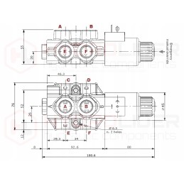 Skirstytuvas ant 2q452e joy 2p wid link 1m galtech
