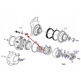 X435510541000 rato veržlė m18 x 1 5