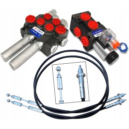 40l skirstytuvas, kabelio solenoidinis vožtuvas, 3 sekcijų, apvalus