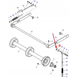 La355502320 pelų lifto veleno poveržlė