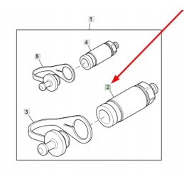 AL170667 hidraulinės greitosios jungties lizdas