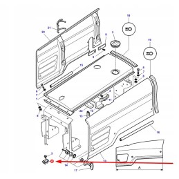 3800376m1 plastikinė rankena