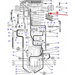 3015134x1 hidraulinės sistemos tvirtinimo varžtas